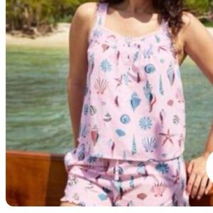 Printfresh Pink Seashell Women's Pajama Set